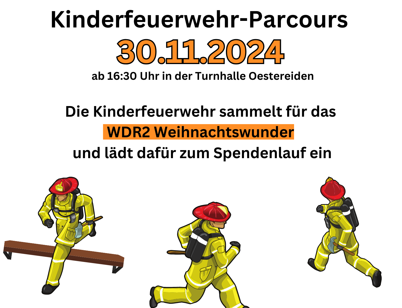 Kinderfeuerwehr veranstaltet Spendenlauf